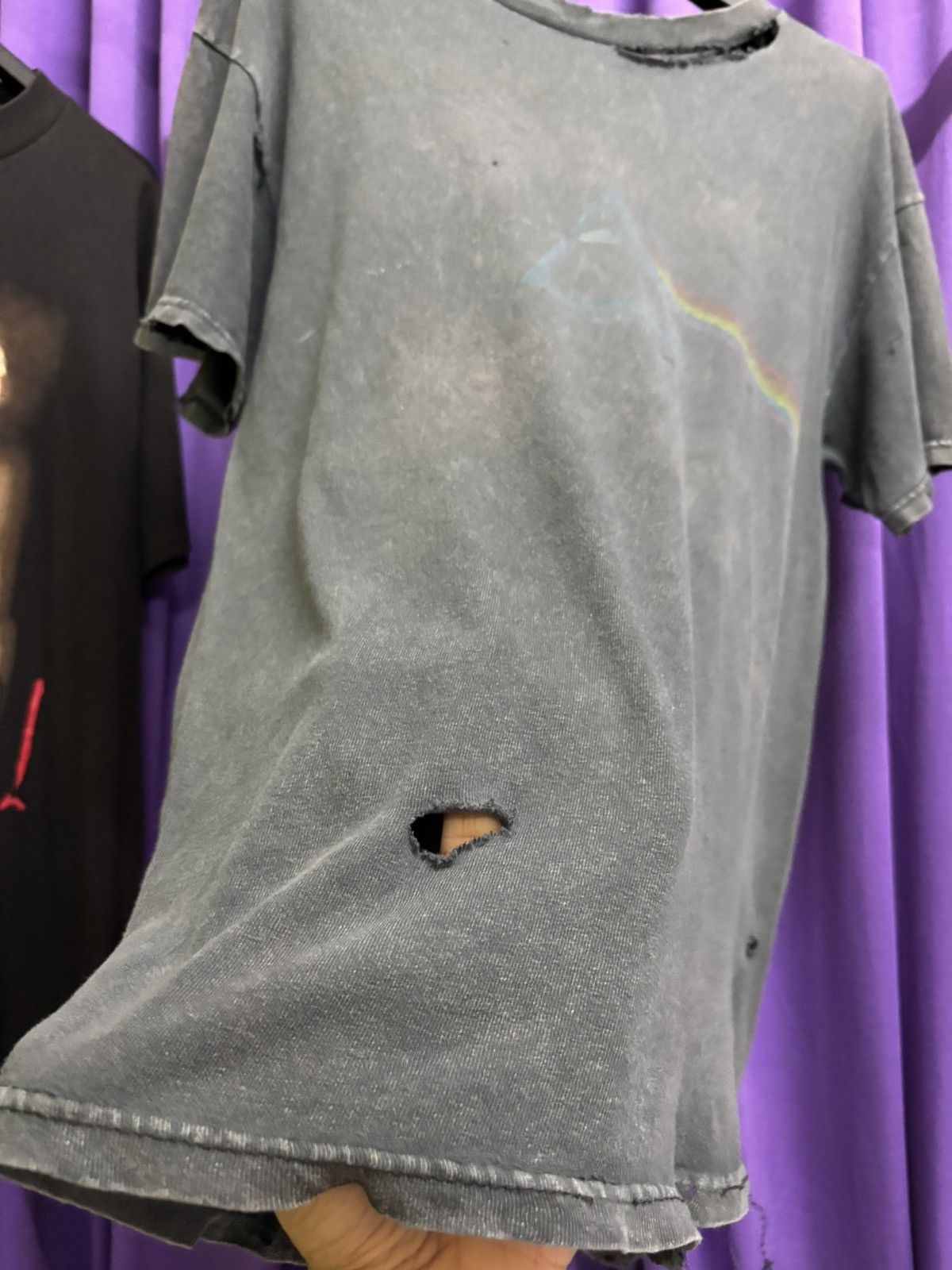 Pink Floyd distressed sun faded thrashed pink floyd shirt erd style Size US L / EU 52-54 / 3 - 8 Thumbnail