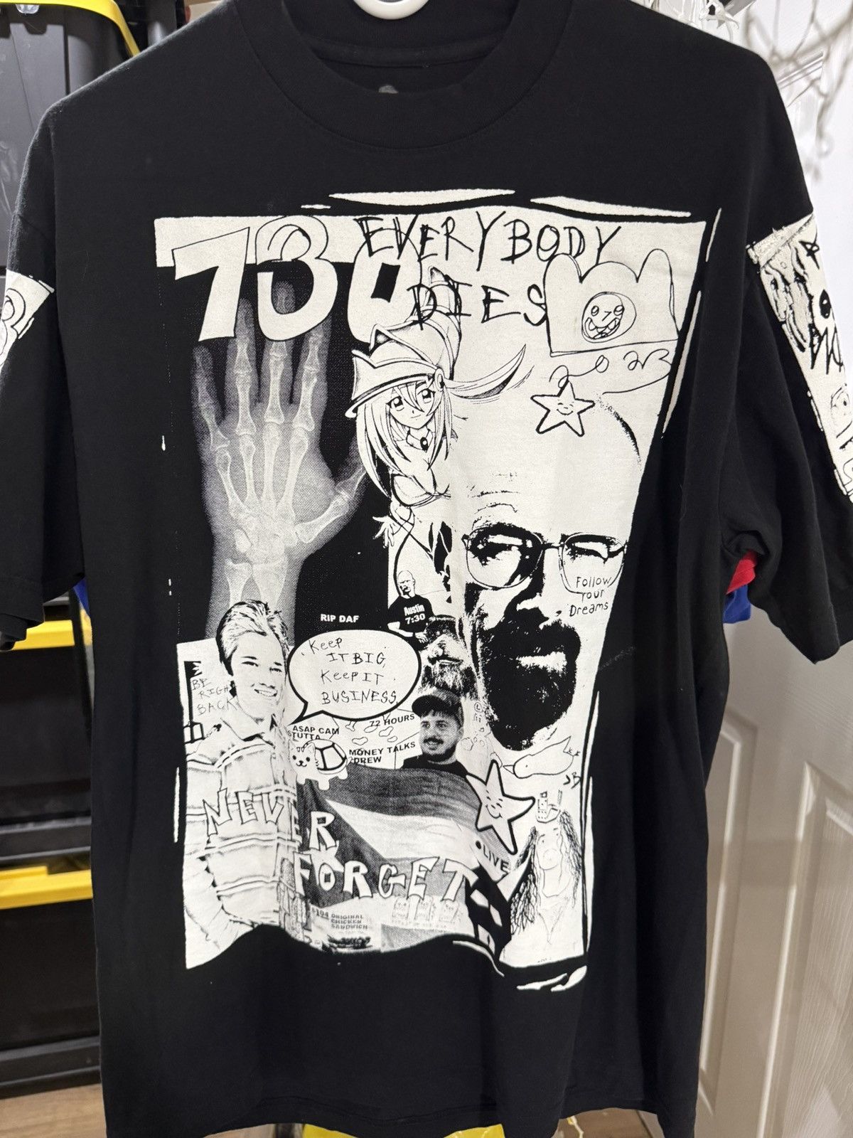 Asspizza Stream Tee Black