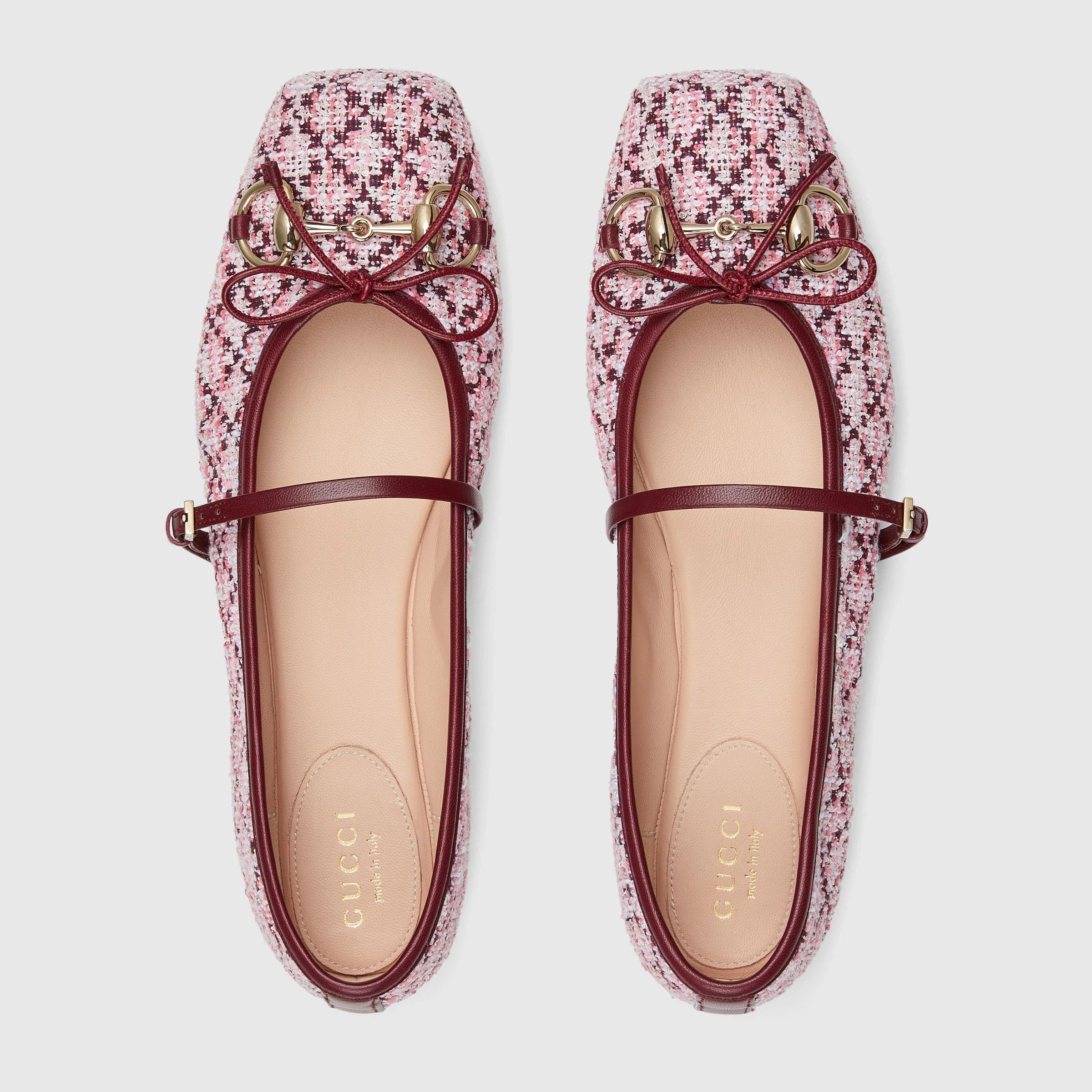 Gucci oc11z0126 Women's Gucci Horsebit Ballet Flats in Multicolor Size US 8.5 / IT 38.5 - 6 Thumbnail