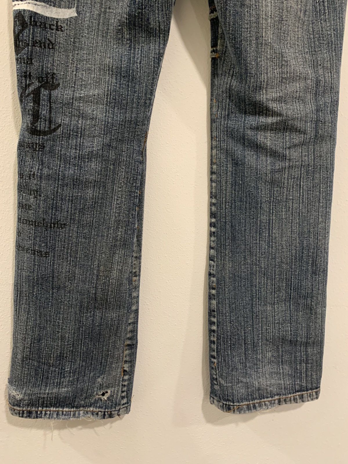 In The Attic In The Attic Poem Distressed Denim Size US 31 - 15 Thumbnail