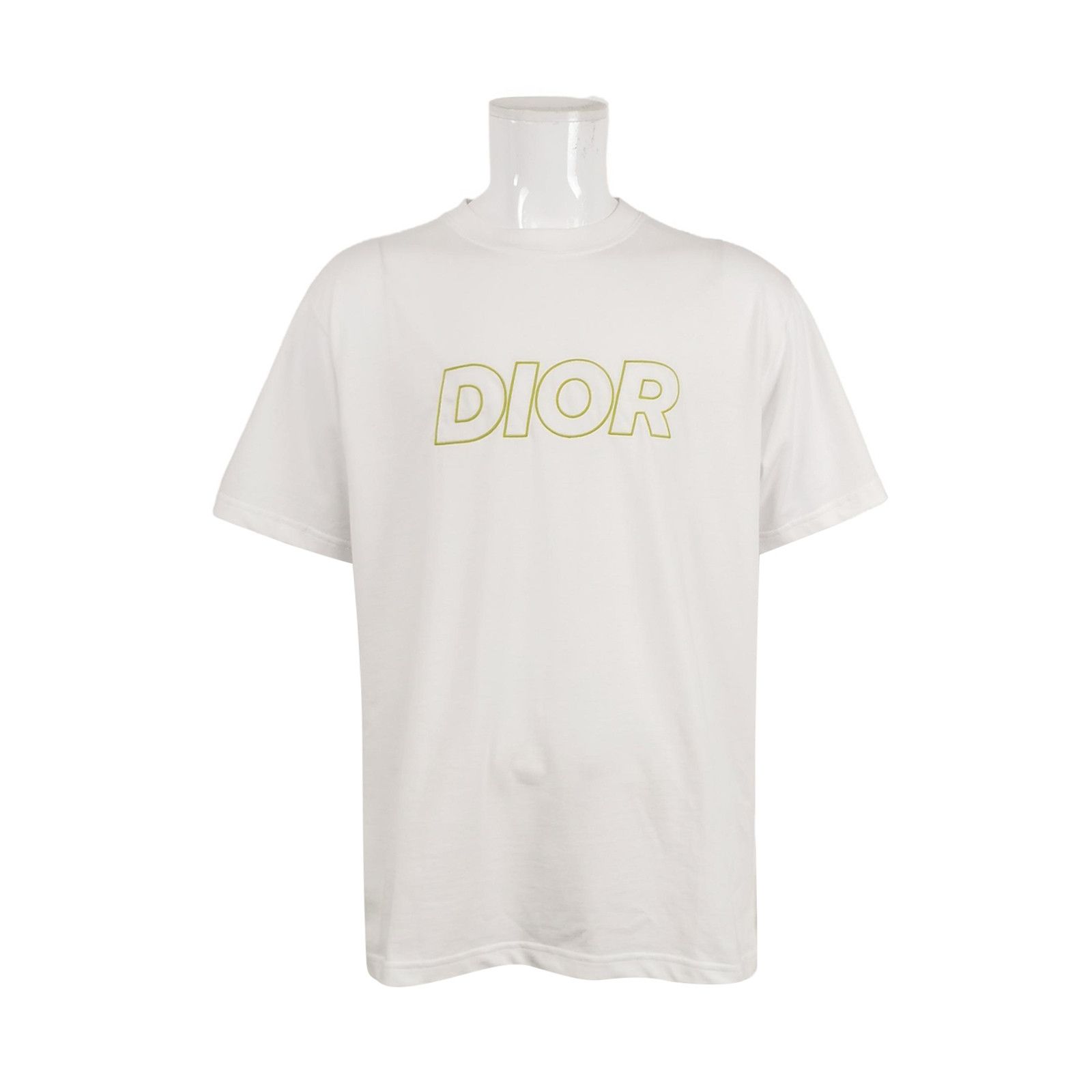 Dior Cotton Logo Crewneck Short-Sleeve T-Shirt XL
