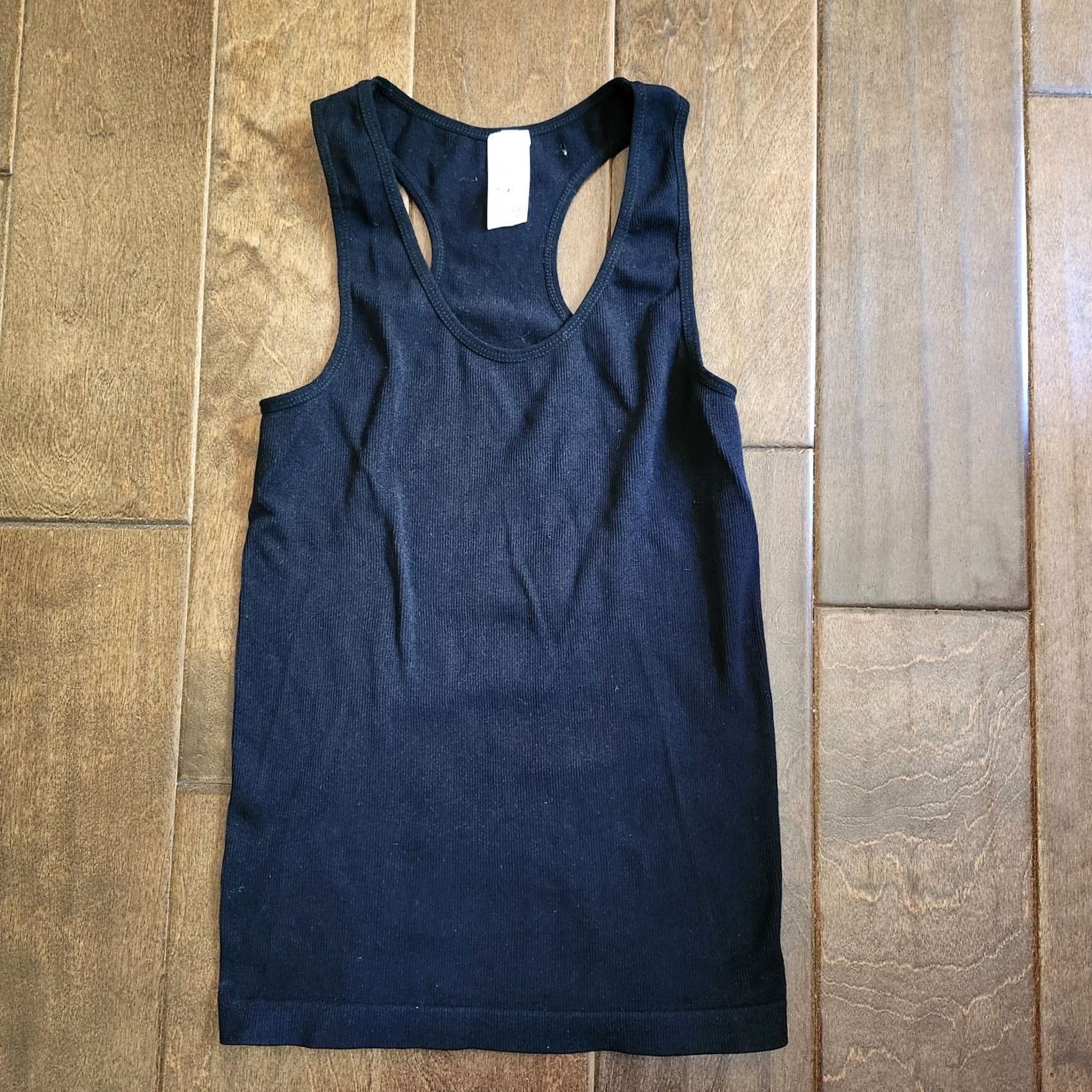 Vintage Prime Cut Juniors Black Tank Top - M/L Size M / US 6-8 / IT 42-44 - 2 Thumbnail