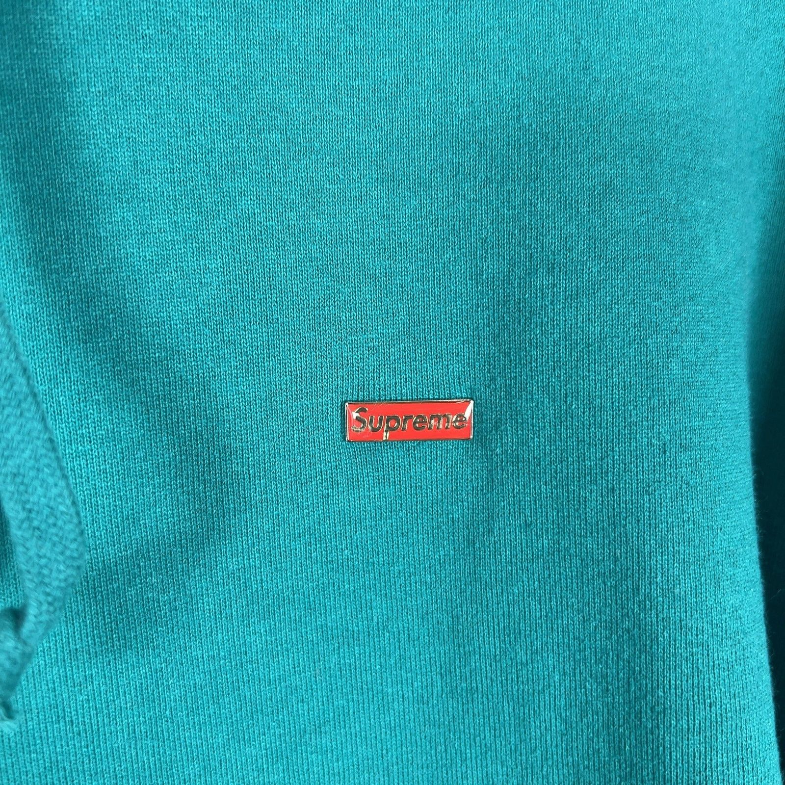 Supreme Supreme Enamel Small Box Logo Teal Hoodie Size US L / EU 52-54 / 3 - 2 Thumbnail