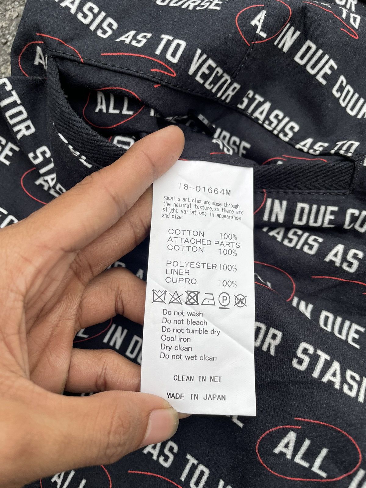 Sacai Sacai | S/S 2018 Sacai Lawrence Weiner shorts Size US 32 / EU 48 - 11 Thumbnail