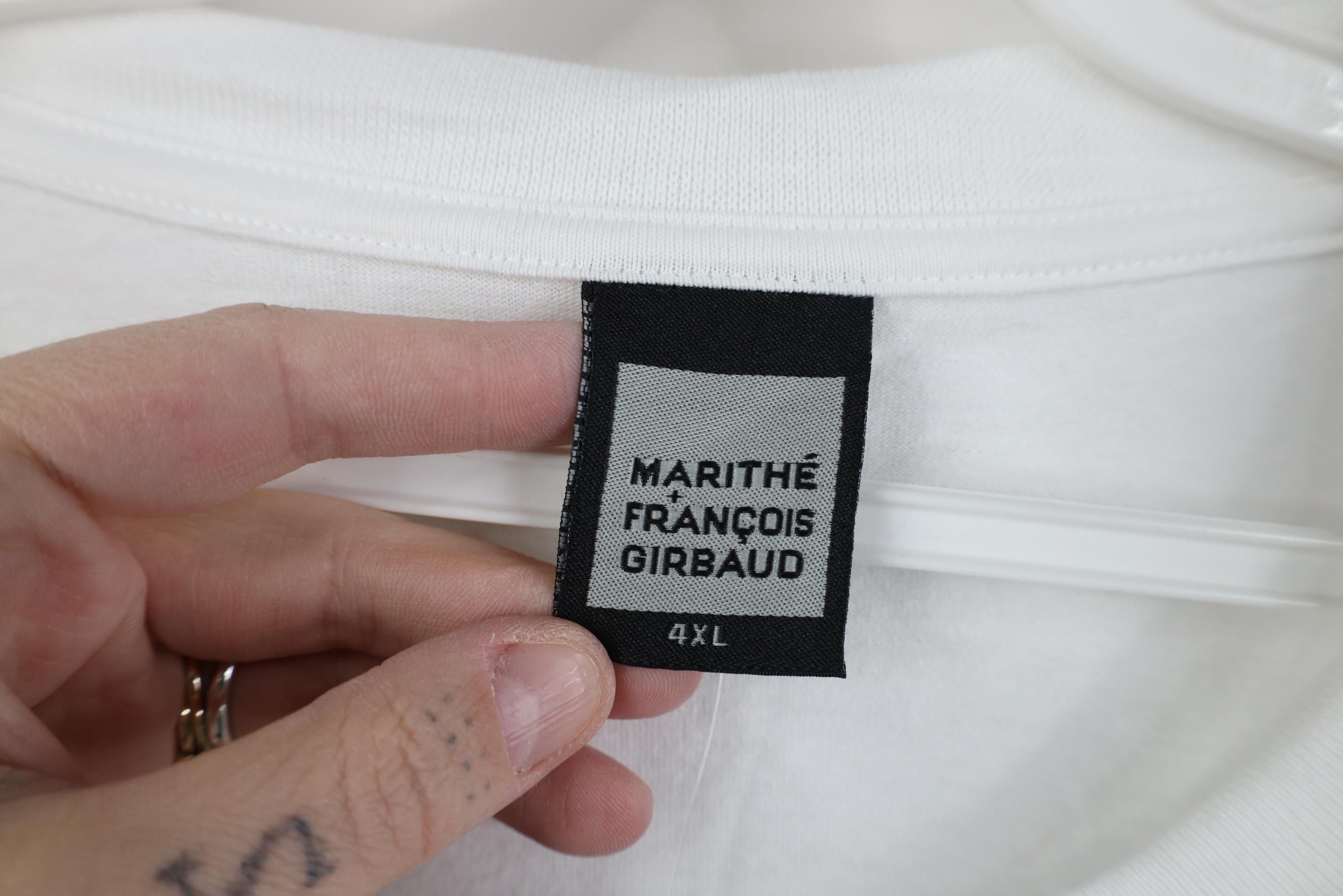 Marithe + Francois Girbaud Deadstock Vintage 90s Marithe Francois Girbaud T-Shirt Size US XXL / EU 58 / 5 - 8 Thumbnail