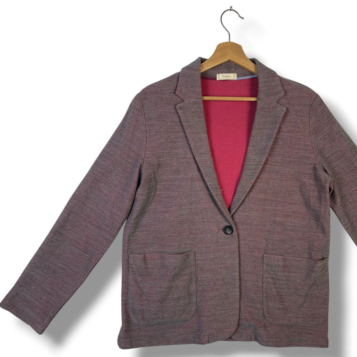 Paul Smith PAUL SMITH PARIS KNITTED WOOL BLAZER Size XL / US 12-14 / IT 48-50 - 3 Thumbnail