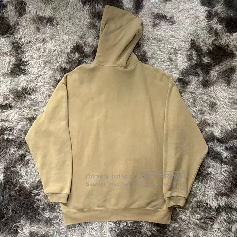 Balenciaga Balenciaga Khaki Double B Letter Hoodie Size US M / EU 48-50 / 2 - 2 Thumbnail