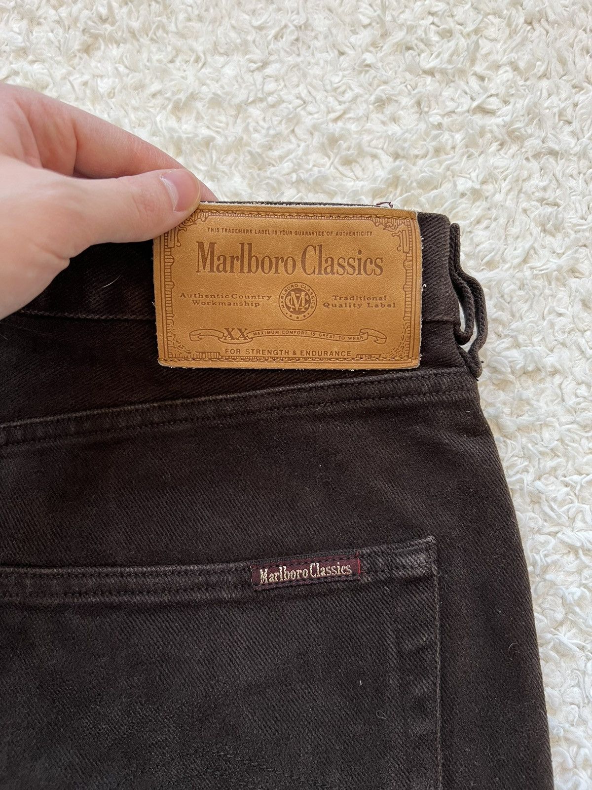 Marlboro × Marlboro Classics Baggy Pants Marlboro Classics vintage 90’s brown travis scot Size US 36 / EU 52 - 2 Thumbnail