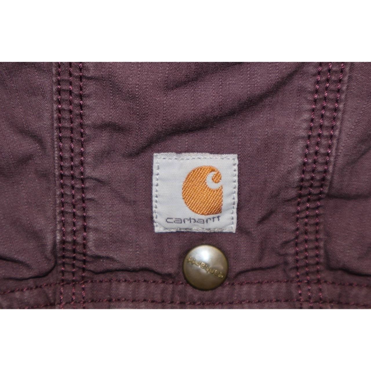 Carhartt Carhartt 101402 Youth L (12/14) Canvas Lined Jacket Wine Size US L / EU 52-54 / 3 - 9 Thumbnail