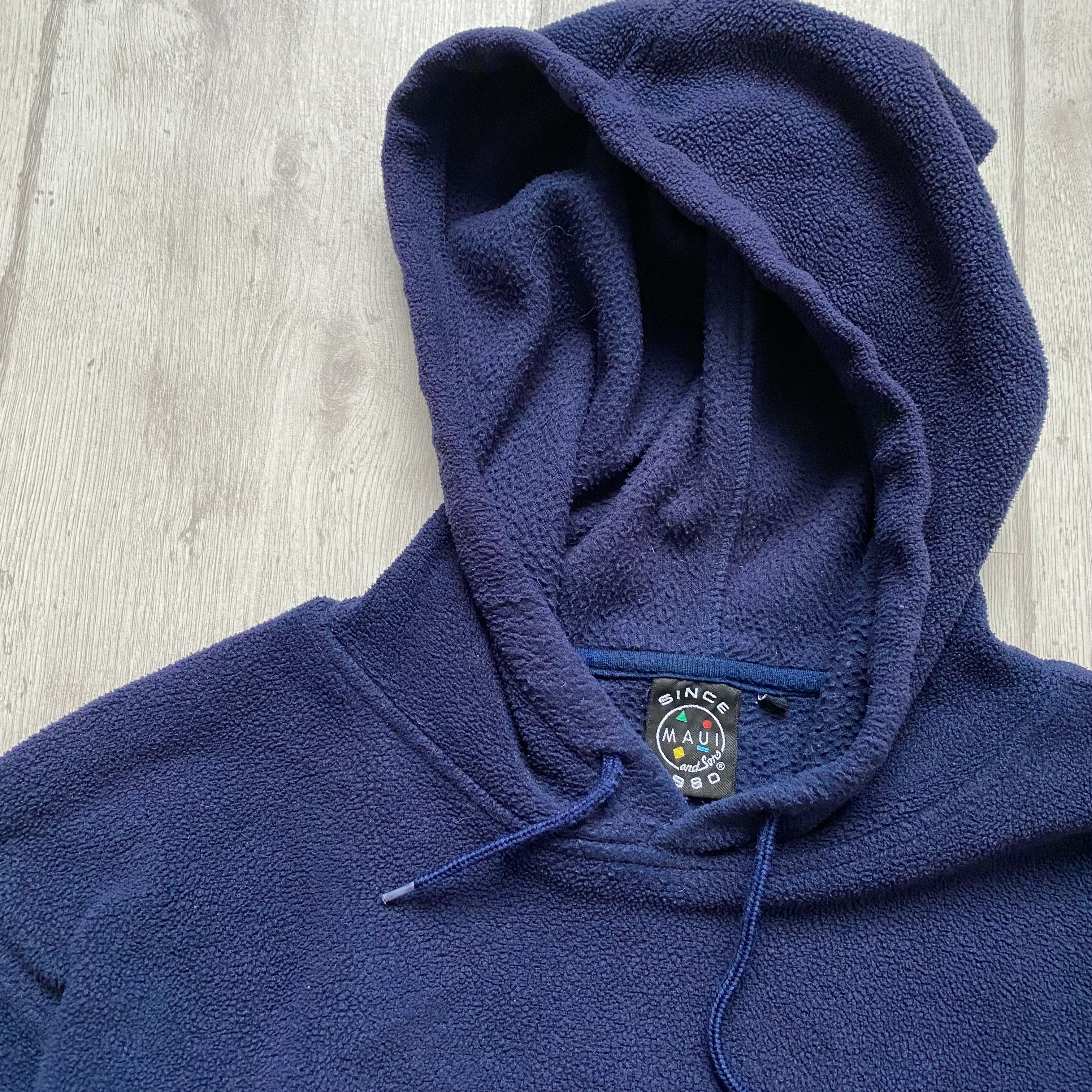 Maui and Sons Vintage 90s Maui And Sons Fleece Hoodie Surf outdor stule Size US M / EU 48-50 / 2 - 7 Thumbnail
