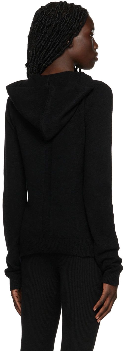 Rick Owens o1y0126 Hooded Sweater in Black Size M / US 6-8 / IT 42-44 - 3 Thumbnail