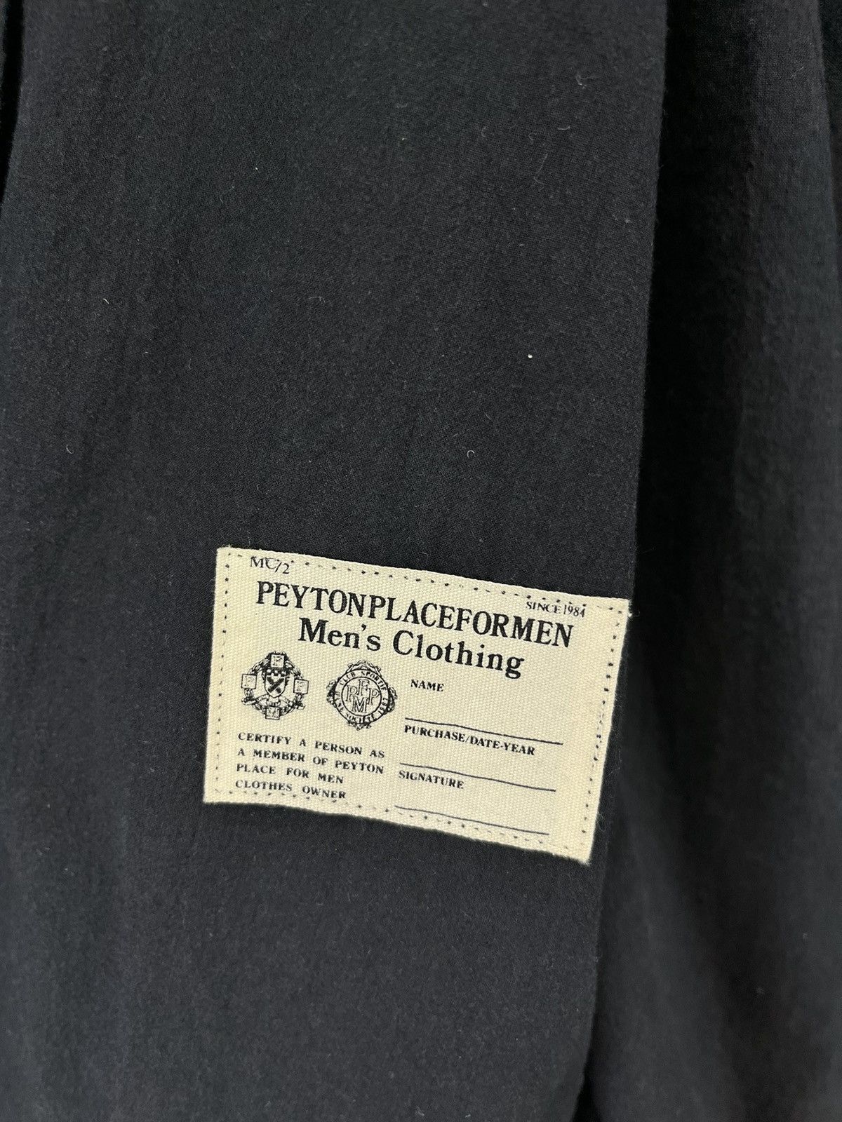 PPFM Vintage PPFM Flap Pocket Button Up Black Jacket Size US L / EU 52-54 / 3 - 9 Thumbnail