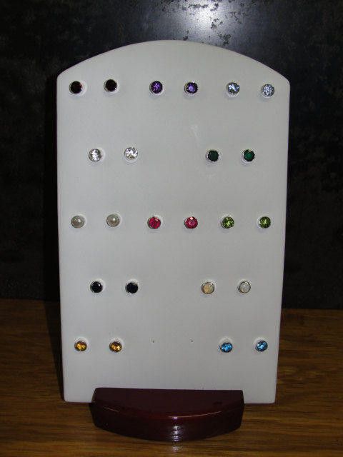 Designer Silver Faceted Red Garnet Bezel Set Birthstone Earrings Size ONE SIZE - 5 Thumbnail
