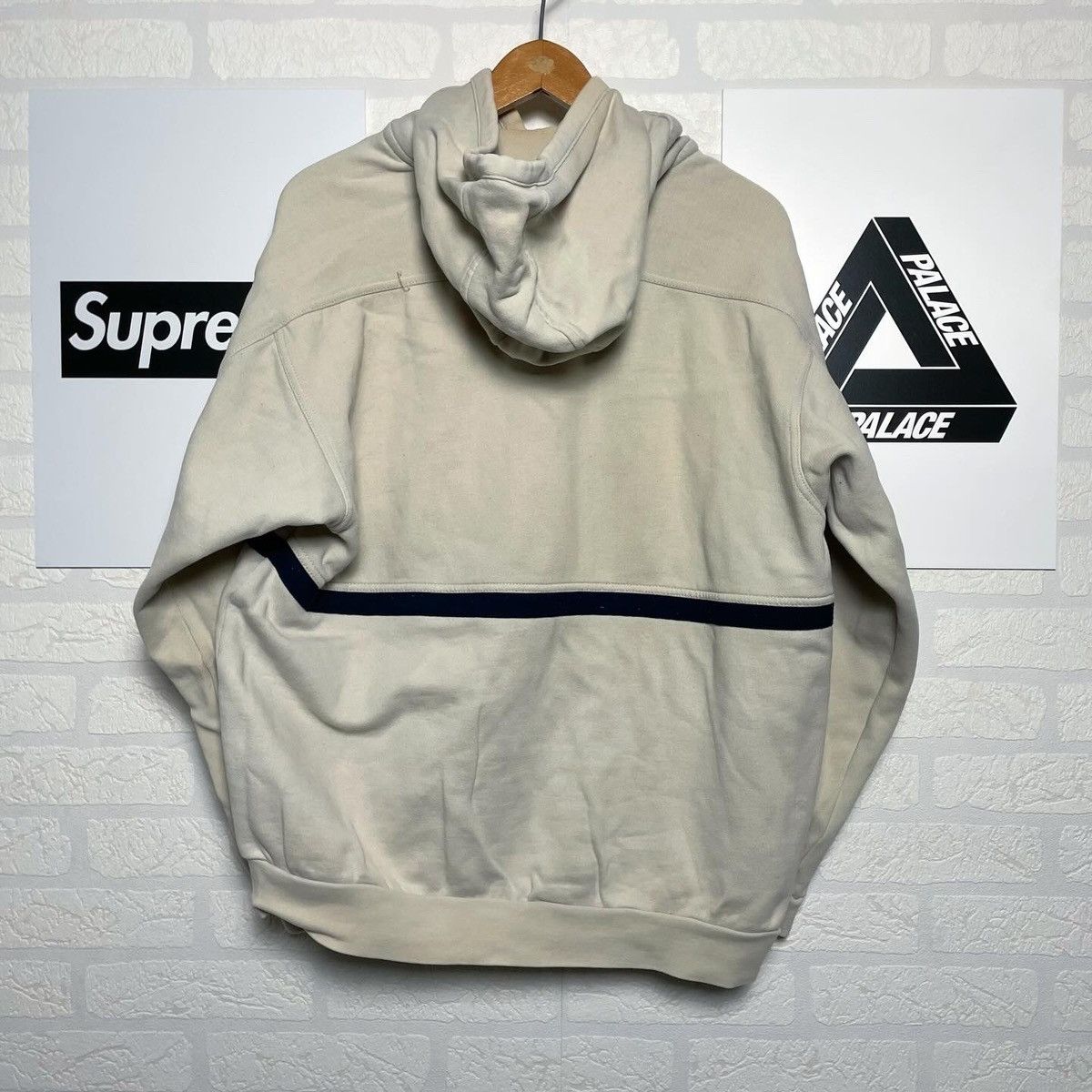 Nike Vintage Hoodie Nike Boxy Logo Distressed 90s Drill Baggy Fit Size US M / EU 48-50 / 2 - 2 Thumbnail