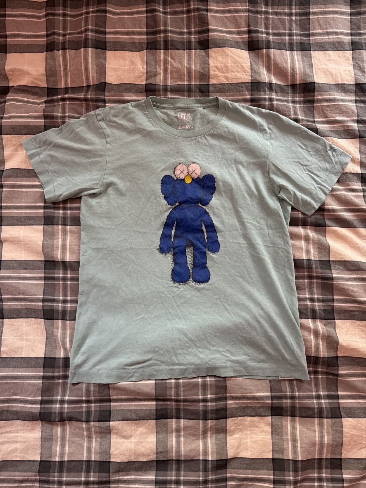 Kaws × Uniqlo Kaws x UNI QLO Blue figure T-Shirt Size US S / EU 44-46 / 1 - 1 Thumbnail