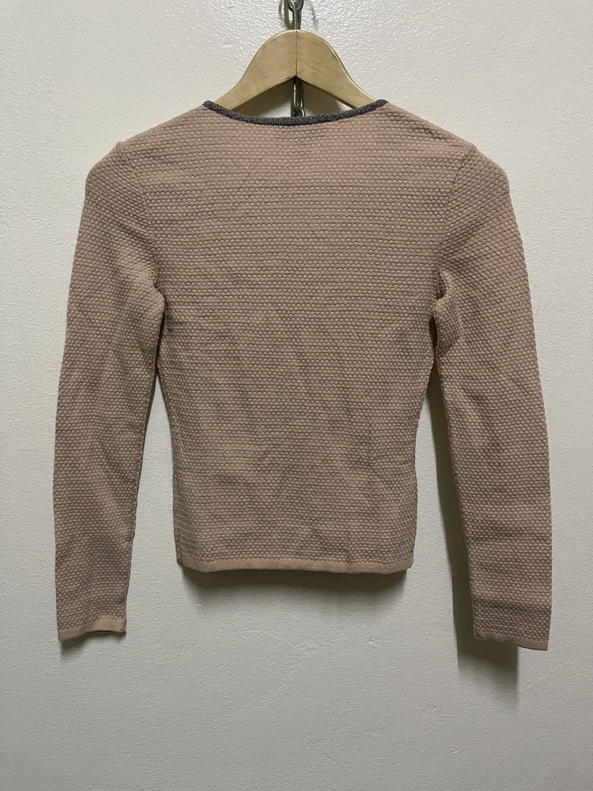 Missoni × Vintage Missoni Long Sleeve V Neck Italy Size XS / US 0-2 / IT 36-38 - 8 Thumbnail