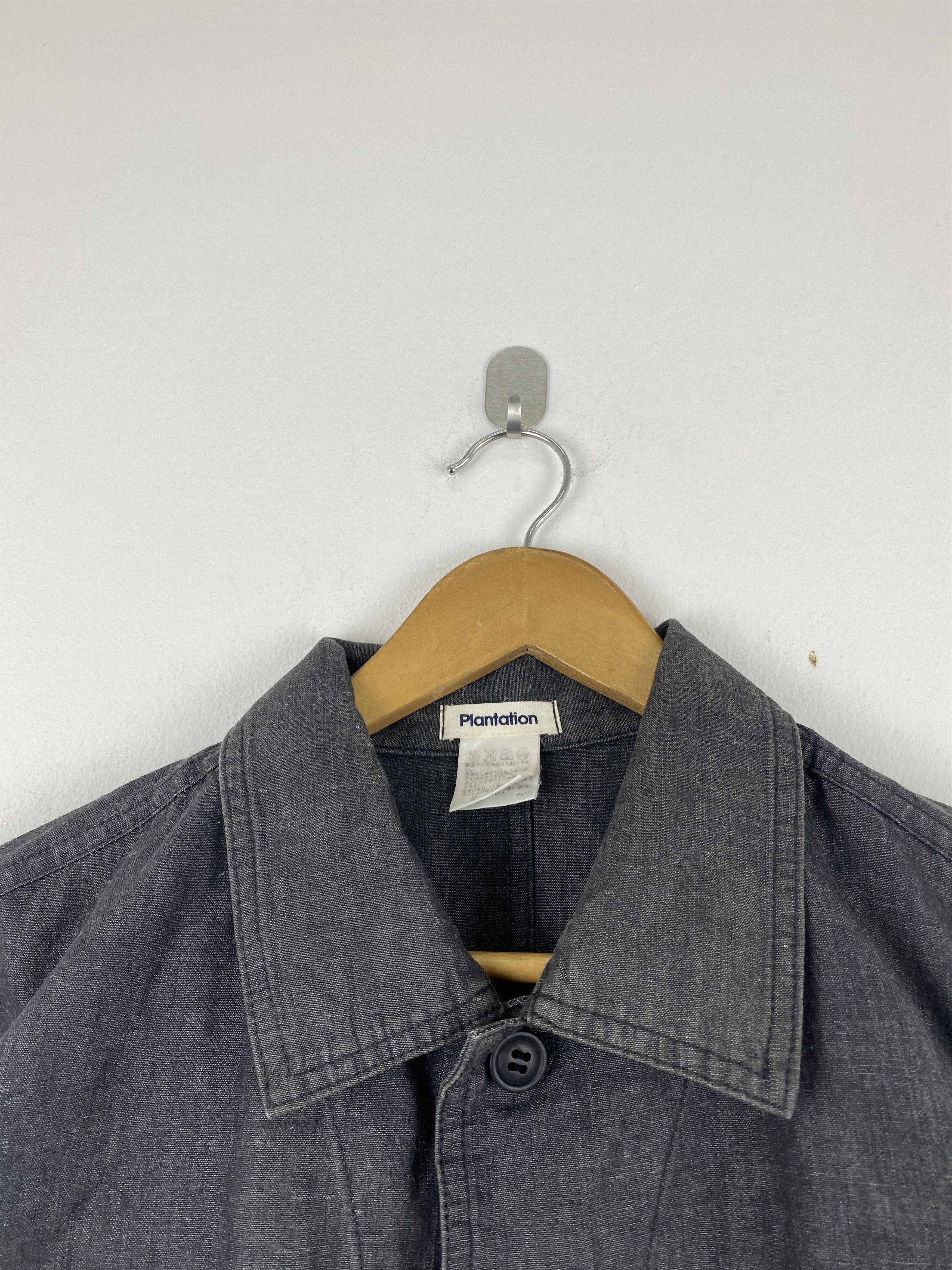 Designer Issey Miyake Plantation Button Up Denim Style Wear J1984 Size US M / EU 48-50 / 2 - 9 Thumbnail