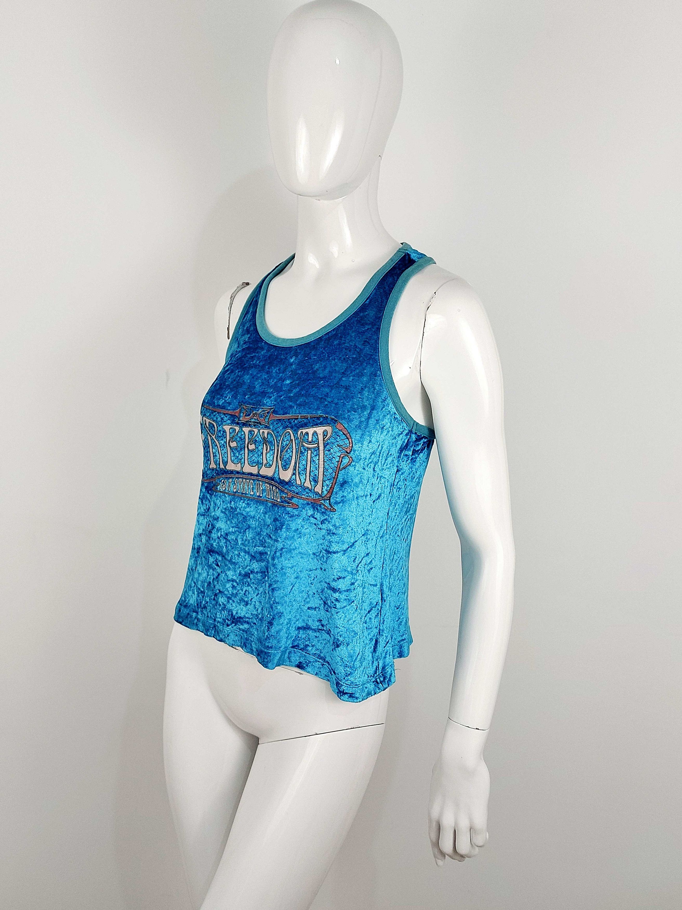 Dolce & Gabbana Dolce & Gabbana Freedom Velvet Gossip Girl Tank Top Size XL / US 12-14 / IT 48-50 - 11 Thumbnail