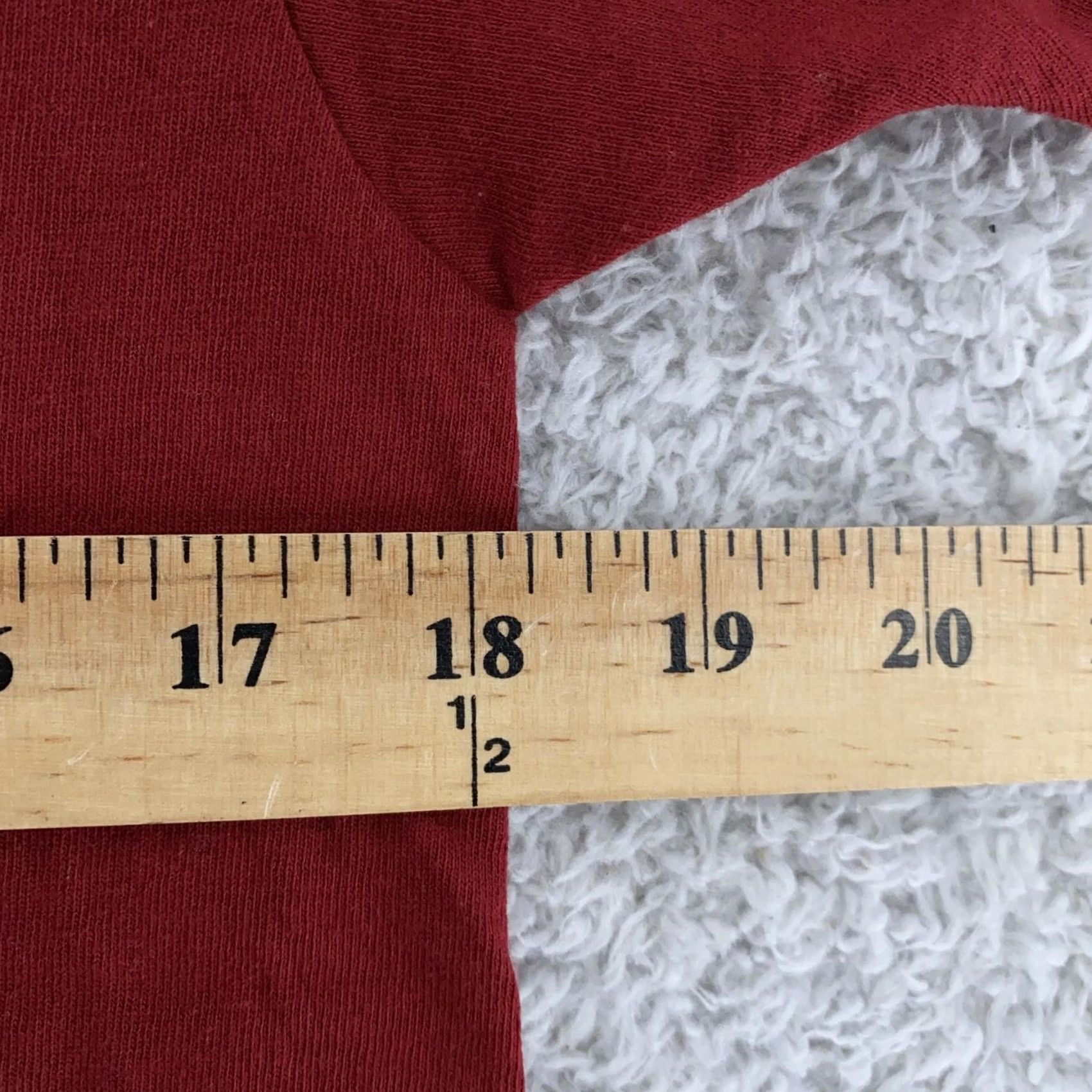 Fruit Of The Loom VINTAGE Fruit of the Loom Shirt Mens S Burgundy 90s Pocket Crew Neck Cotton T-Shirt Size US S / EU 44-46 / 1 - 5 Thumbnail