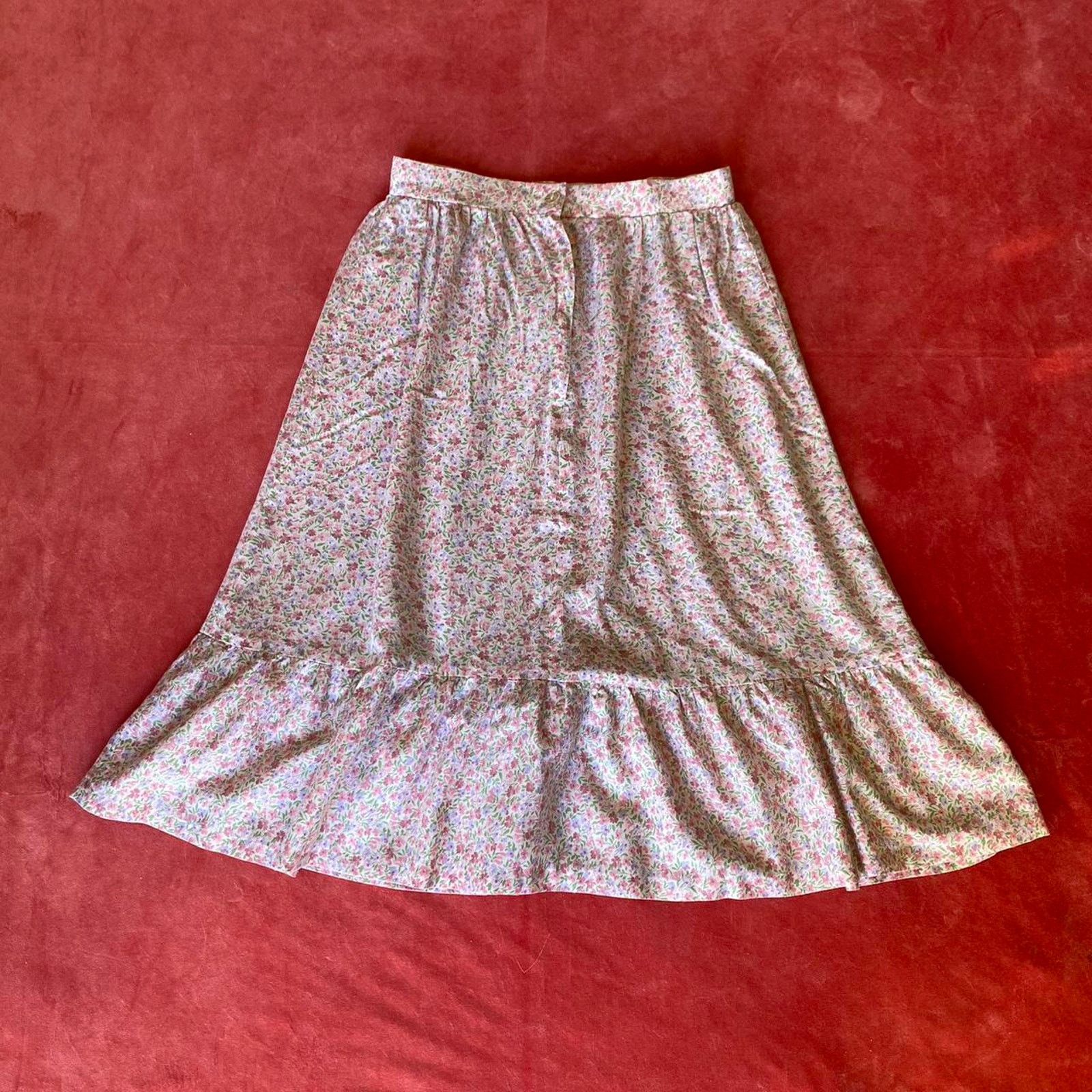 Other Cottagecore floral skirt Size 24" / US 00 / IT 34 - 3 Thumbnail