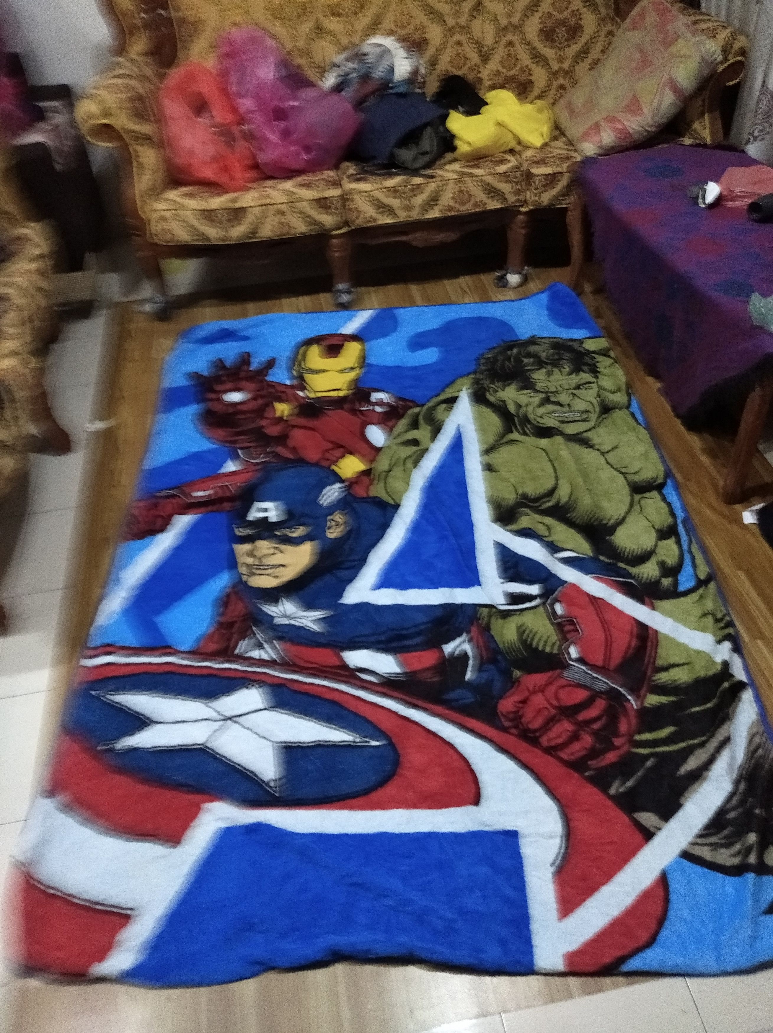 Marvel Comics Marvel the avengers blanket Size ONE SIZE - 5 Thumbnail