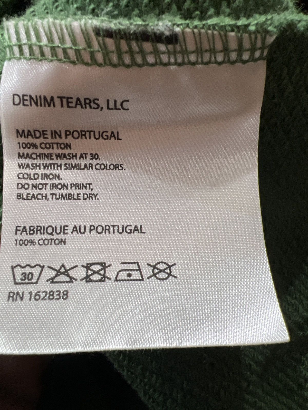 DENIM TEARS M Denim Tears pullover hoodie Green Size US M / EU 48-50 / 2 - 4 Thumbnail