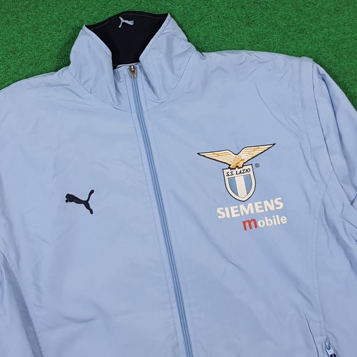 Puma Vintage Y2k PUMA Lazio Roma Football Club Tracksuit C309N20 Size US XL / EU 56 / 4 - 2 Thumbnail