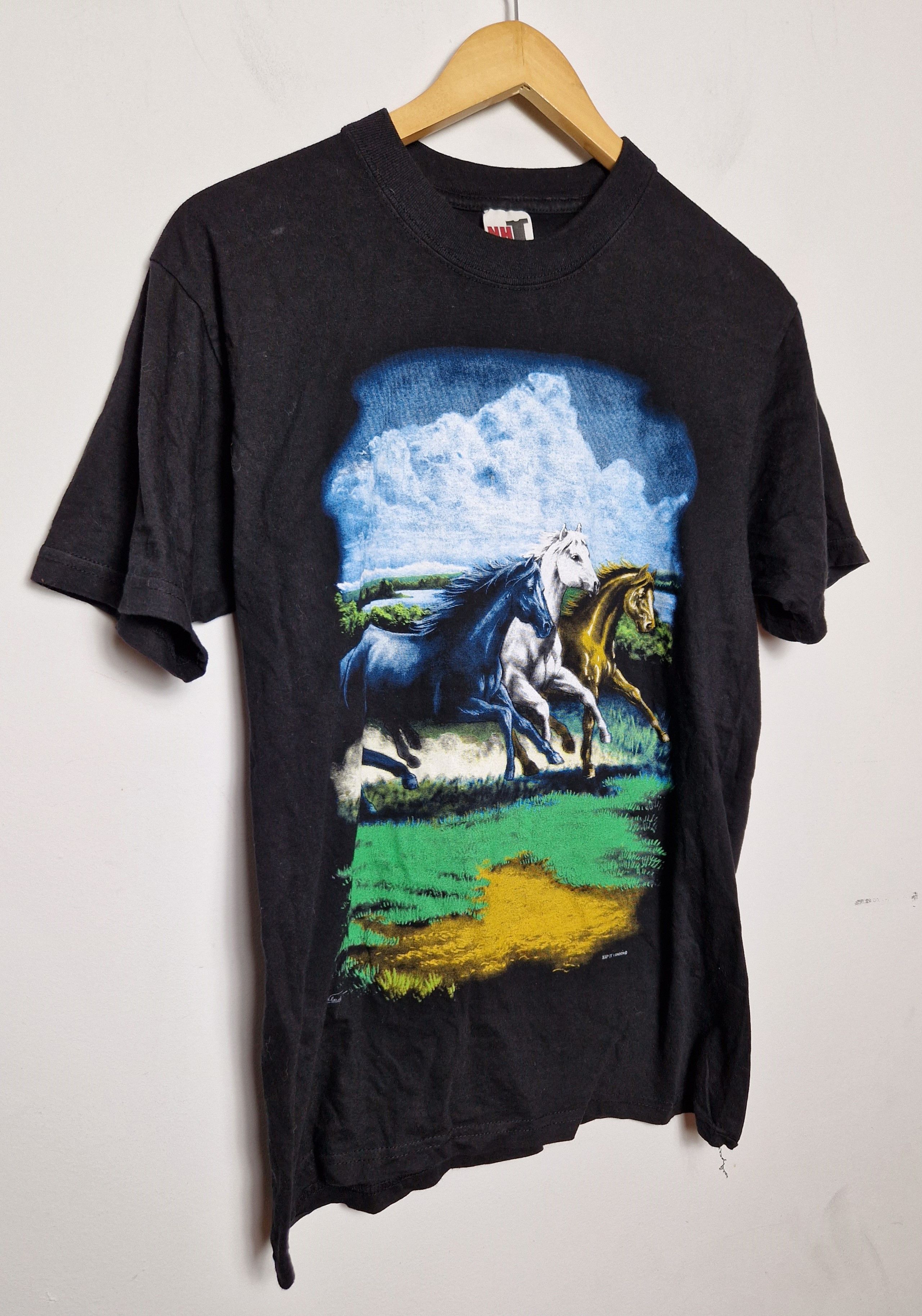 Vintage vintage horses animal tee Size US S / EU 44-46 / 1 - 3 Thumbnail