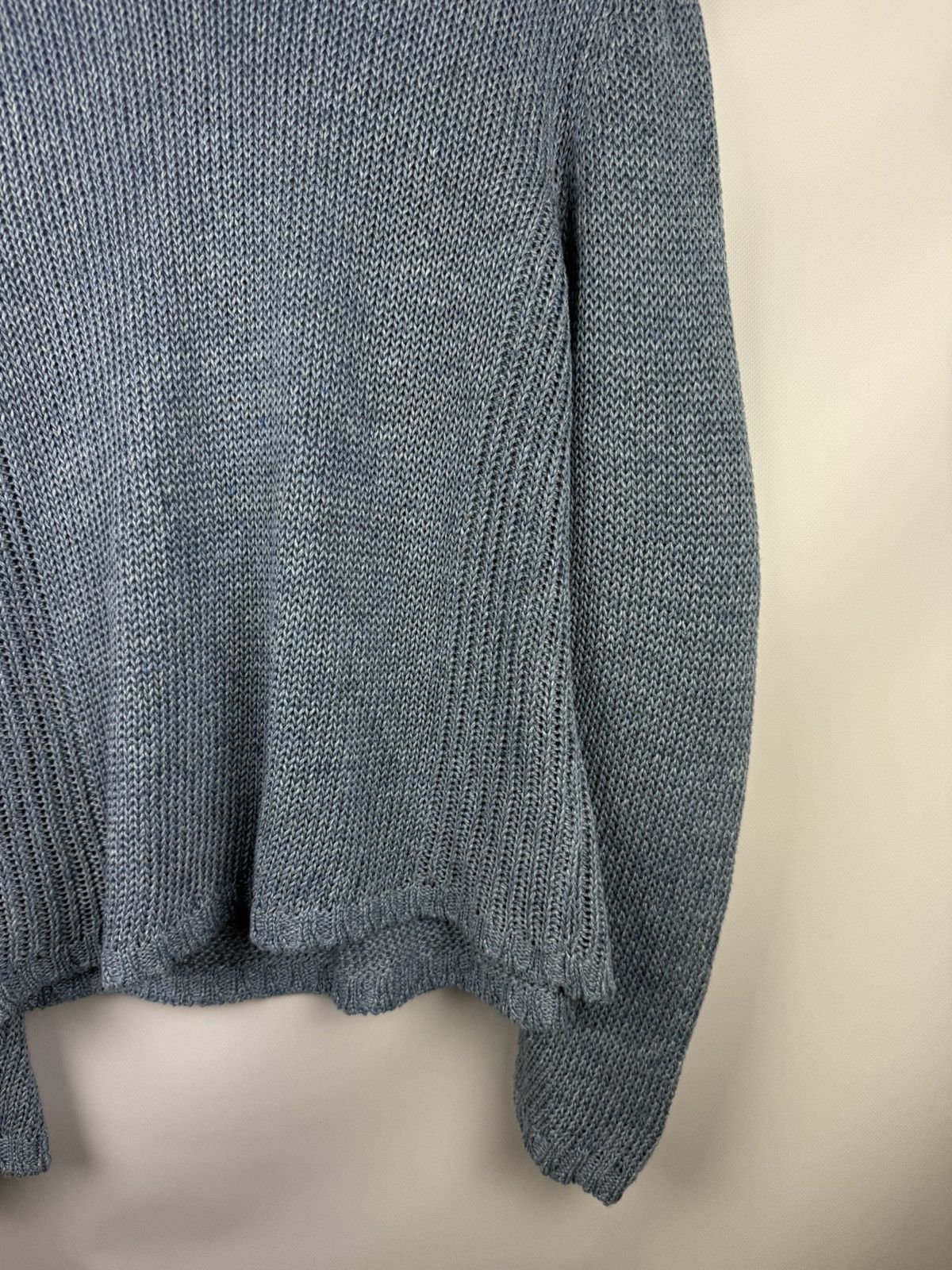 Cruciani Cruciani Men’s Linen Knitted Crewneck Sweater Pullover Size US L / EU 52-54 / 3 - 6 Thumbnail