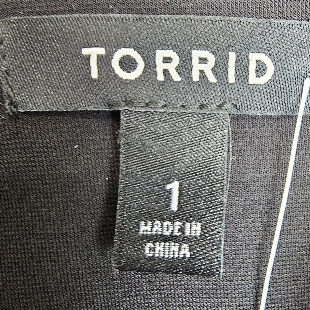 Torrid Torrid Womens Ponte Blazer Plus Size 1X Classic Career Corp Size XL / US 12-14 / IT 48-50 - 6 Thumbnail