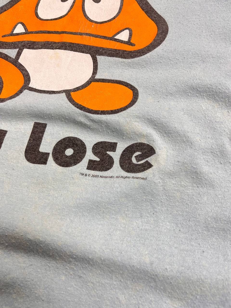 Nintendo VINTAGE NINTENDO MARIO YOU LOSE BOXY T-SHIRT Y2K L Size US L / EU 52-54 / 3 - 3 Thumbnail