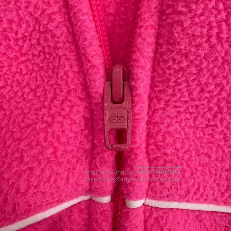 Balenciaga Balenciaga Pink Fleece Long Sleeve Jacket Size XS / US 0-2 / IT 36-38 - 7 Thumbnail