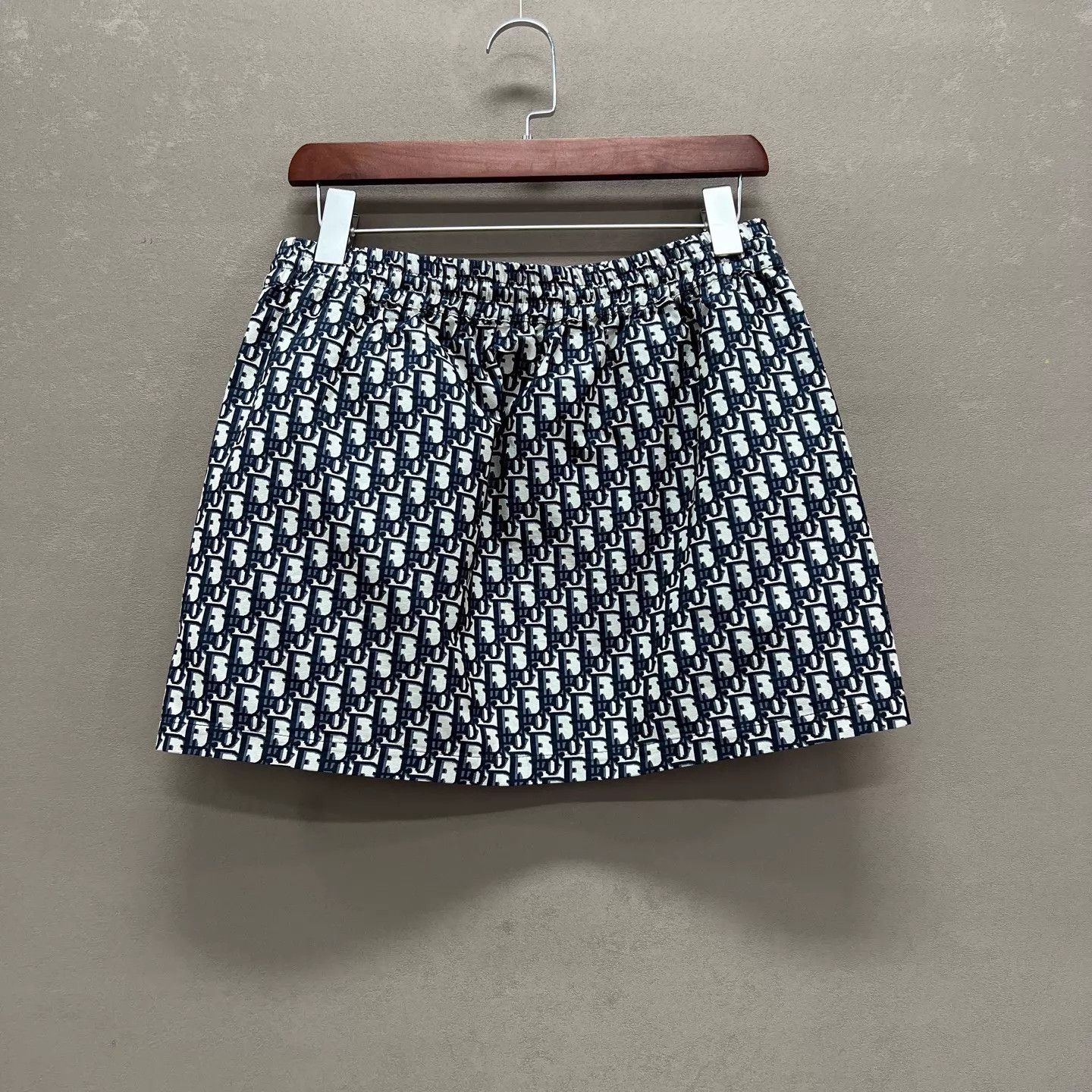 Dior Dior 99 New Blue Oblique Full Print Logo Skirt 36 Size 26" / US 2 / IT 38 - 2 Thumbnail