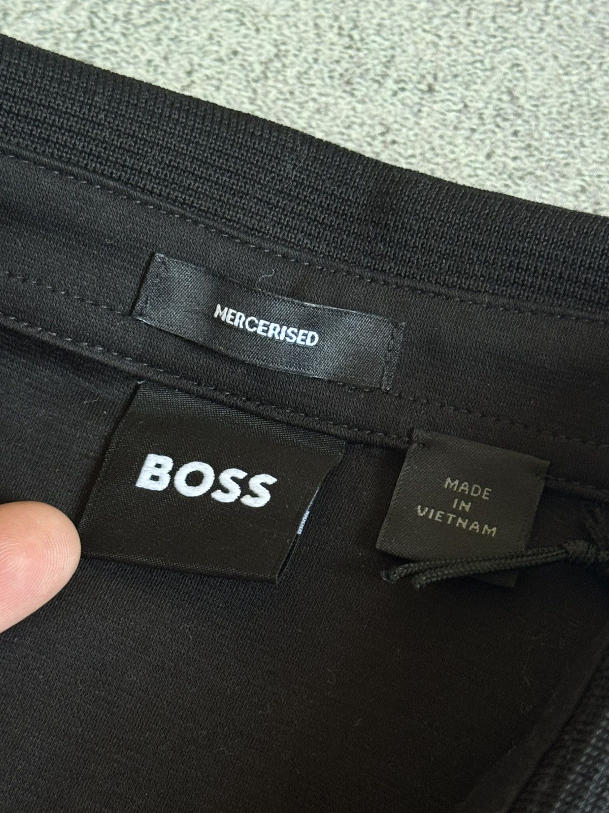 Hugo Boss Hugo Boss S black casual polo tee t-shirt old money Size US S / EU 44-46 / 1 - 6 Thumbnail