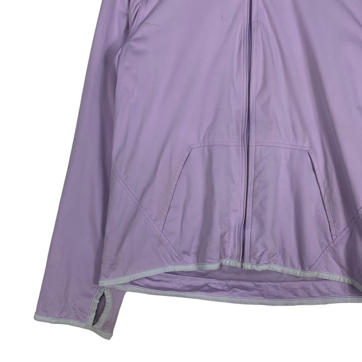 Uniqlo UNIQLO Hoodie Light Jacket in Light Purple Plain #1213-C55 Size M / US 6-8 / IT 42-44 - 3 Thumbnail