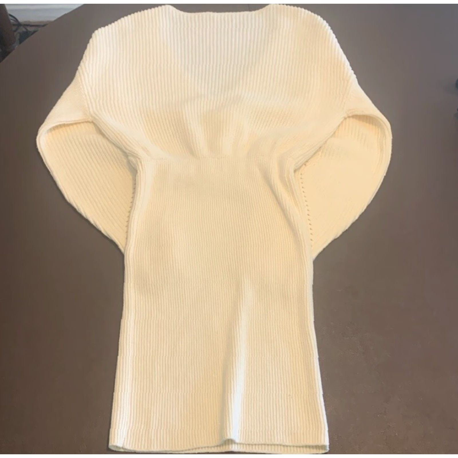 Tularosa White Long Sleeve Mini Dress