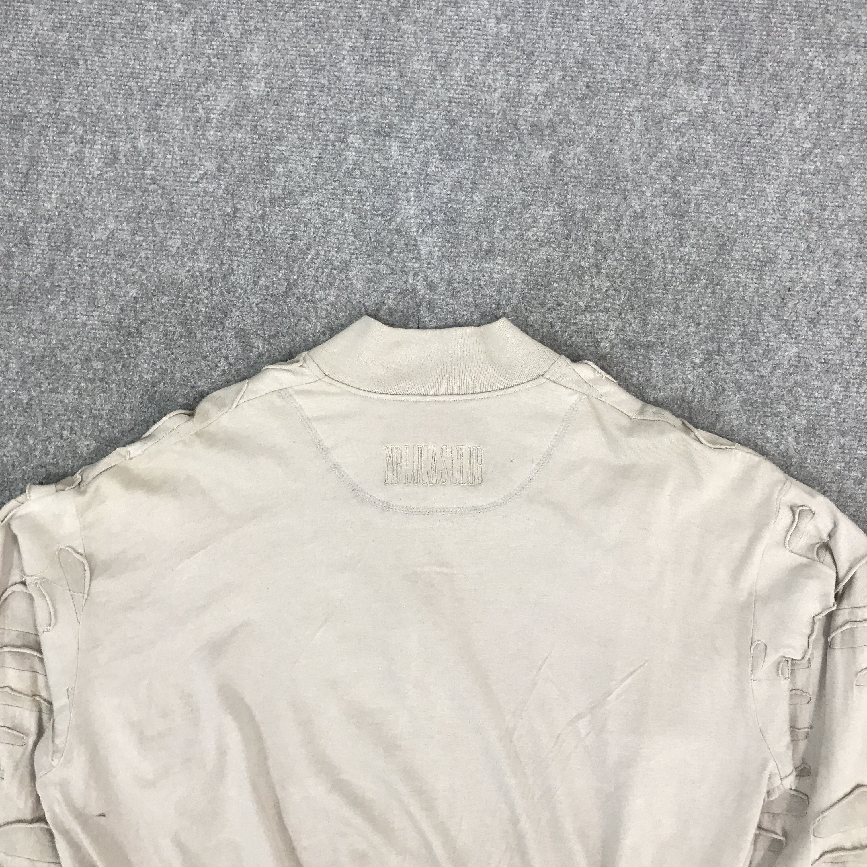 If Six Was Nine × Japanese Brand × Le Grande Bleu (L.G.B.) JAPAN MADE DESIGN DISTRESSED MB LUCAS JACKET Size US L / EU 52-54 / 3 - 4 Thumbnail