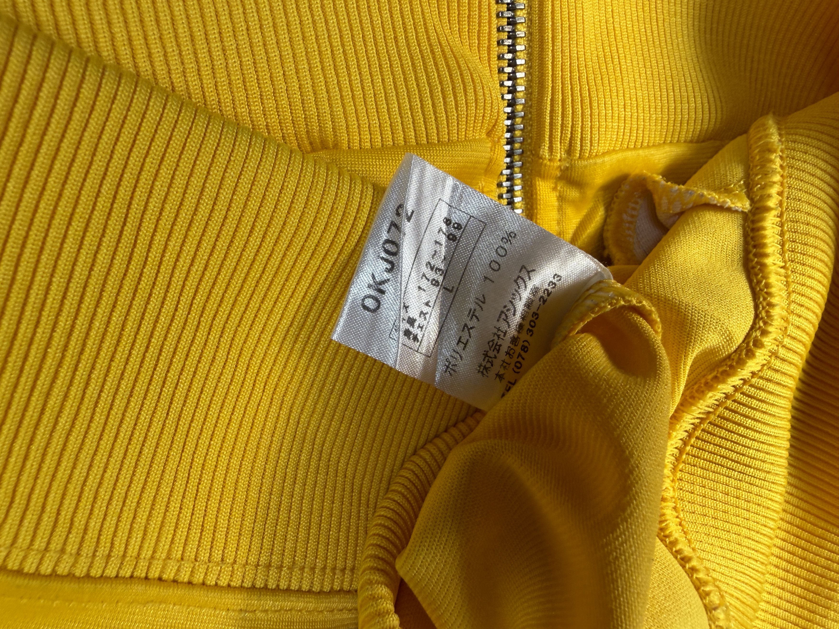 Asics Vintage Onitsuka tiger asics yellow track top Size US L / EU 52-54 / 3 - 11 Thumbnail