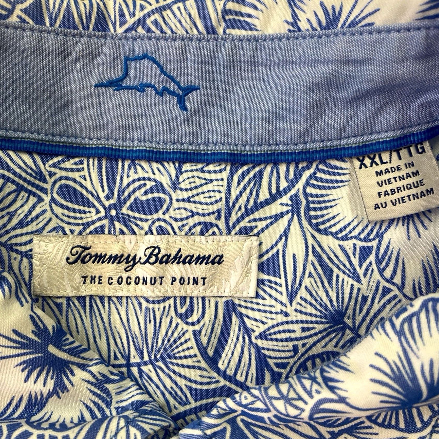 Tommy Bahama Tommy Bahama The Coconut Point Shirt Mens 2XL Floral Button Hawaiian Beach Shirt, Multicolor, Short Sleeve, Button-Up, Island Zone, Casual Size US XXL / EU 58 / 5 - 3 Thumbnail