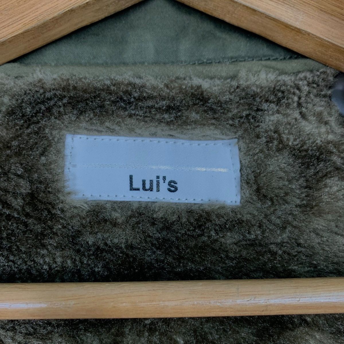 Lui's LUI’S Faux Fur Lined Olive Green Parka Jacket #2506-C113 Size US S / EU 44-46 / 1 - 16 Thumbnail
