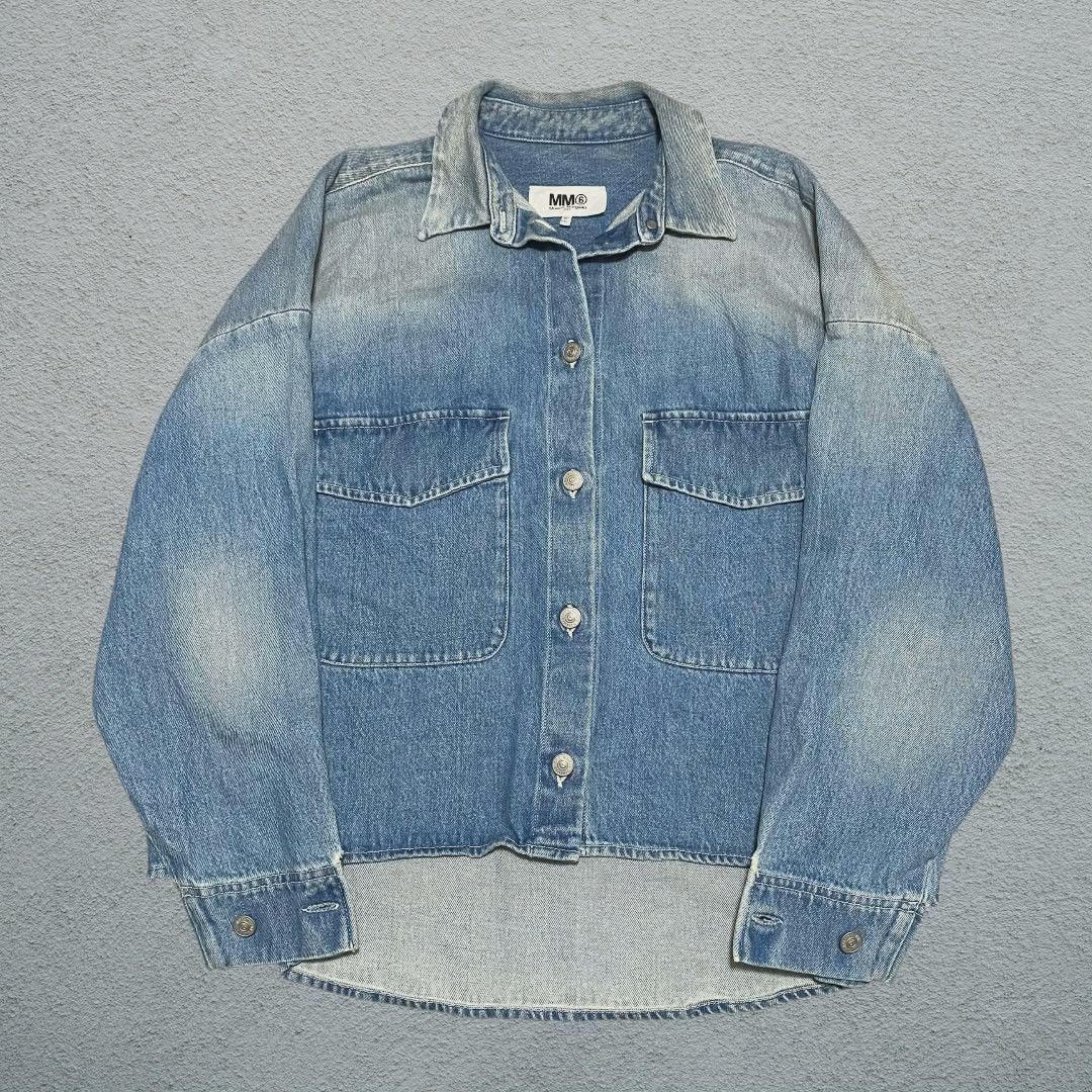 Maison Margiela AW18 MAISON MARGIELA MM6 OVERSIZED DENIM JACKET Size M / US 6-8 / IT 42-44 - 9 Thumbnail
