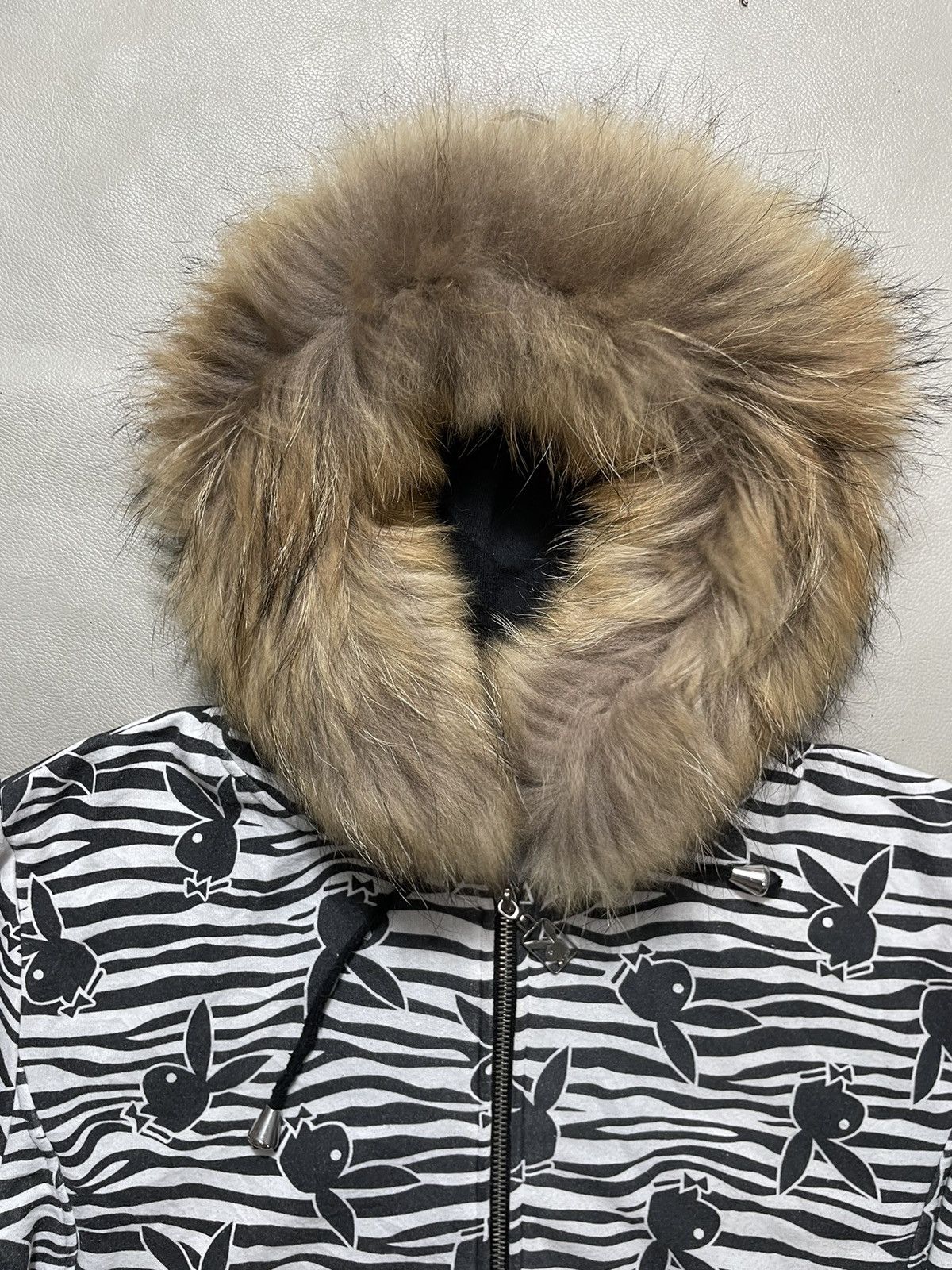 Hysteric Glamour Playboy Faux Fur Zip Hoodie Size US M / EU 48-50 / 2 - 4 Thumbnail