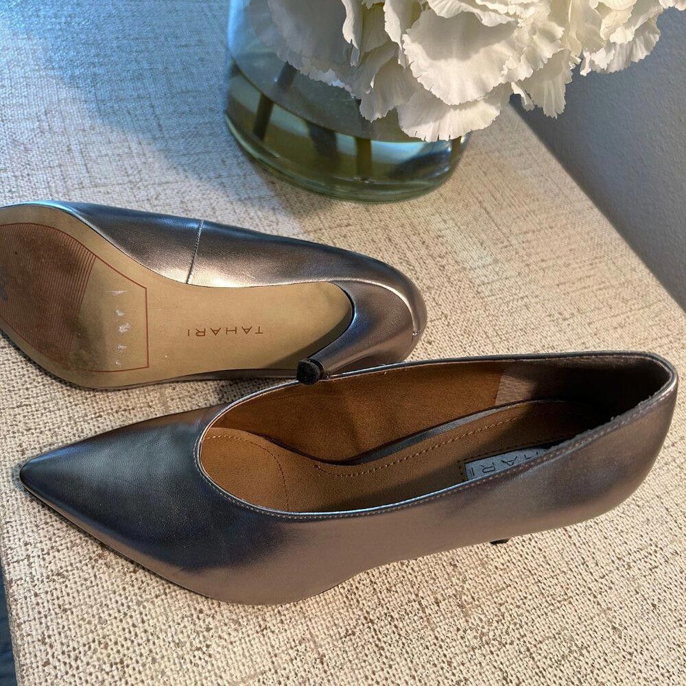 Elie Tahari Tahari Pumps in Silver Metallic Size US 9 / IT 39 - 6 Thumbnail