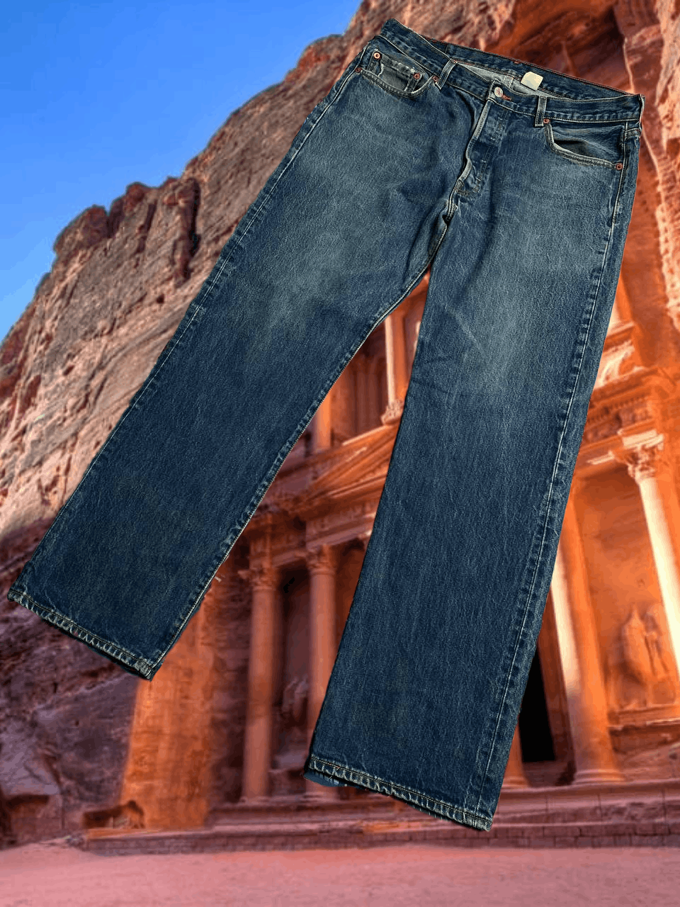 Levi's Levi's 501 Denim pants vintage W36 jeans crazy Y2K Size US 36 / EU 52 - 1 Thumbnail