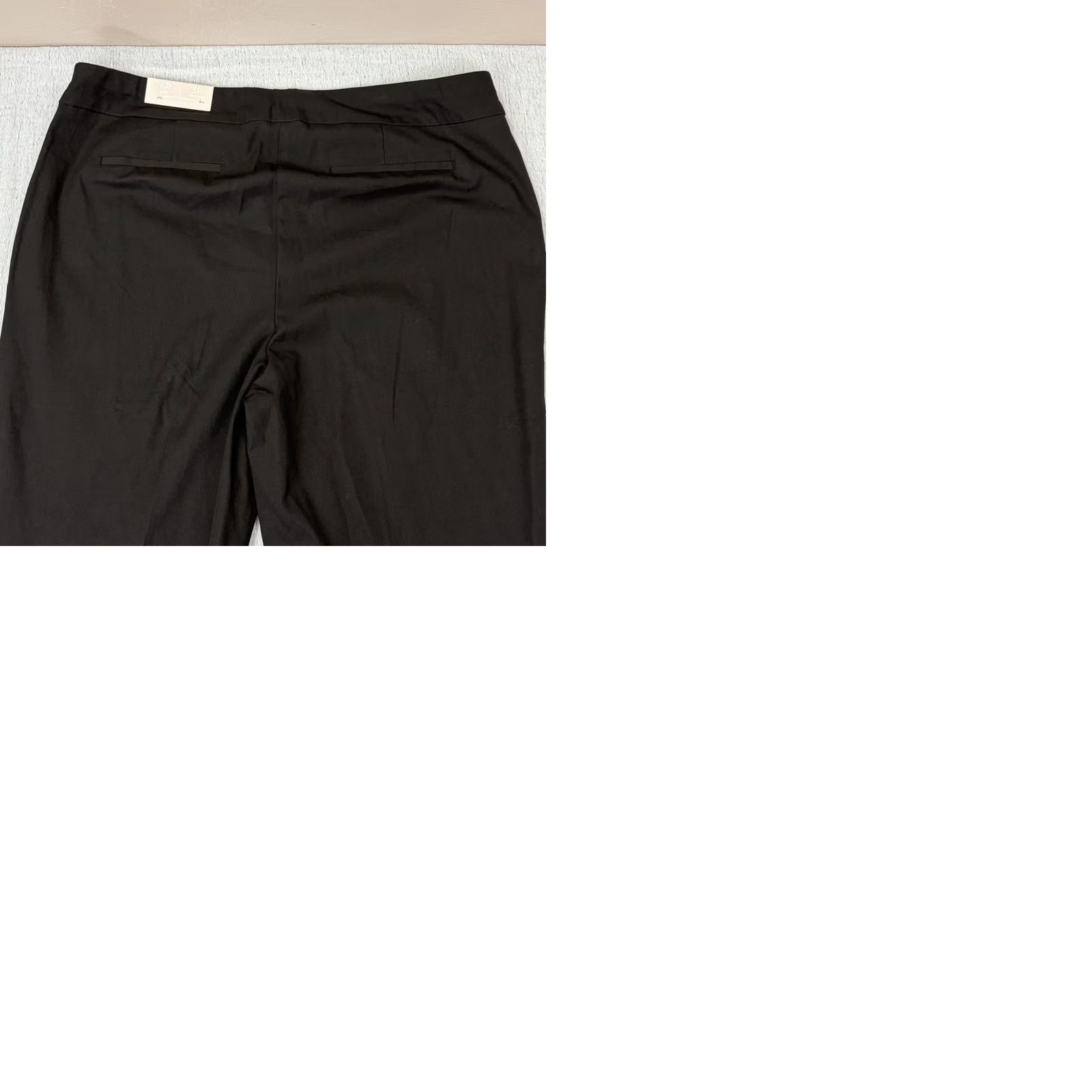 Vintage Chico'S Womens Secret Bootcut Pants Black Flat Front Trousers - NWT Size 38" / US 16 / IT 52 - 9 Thumbnail