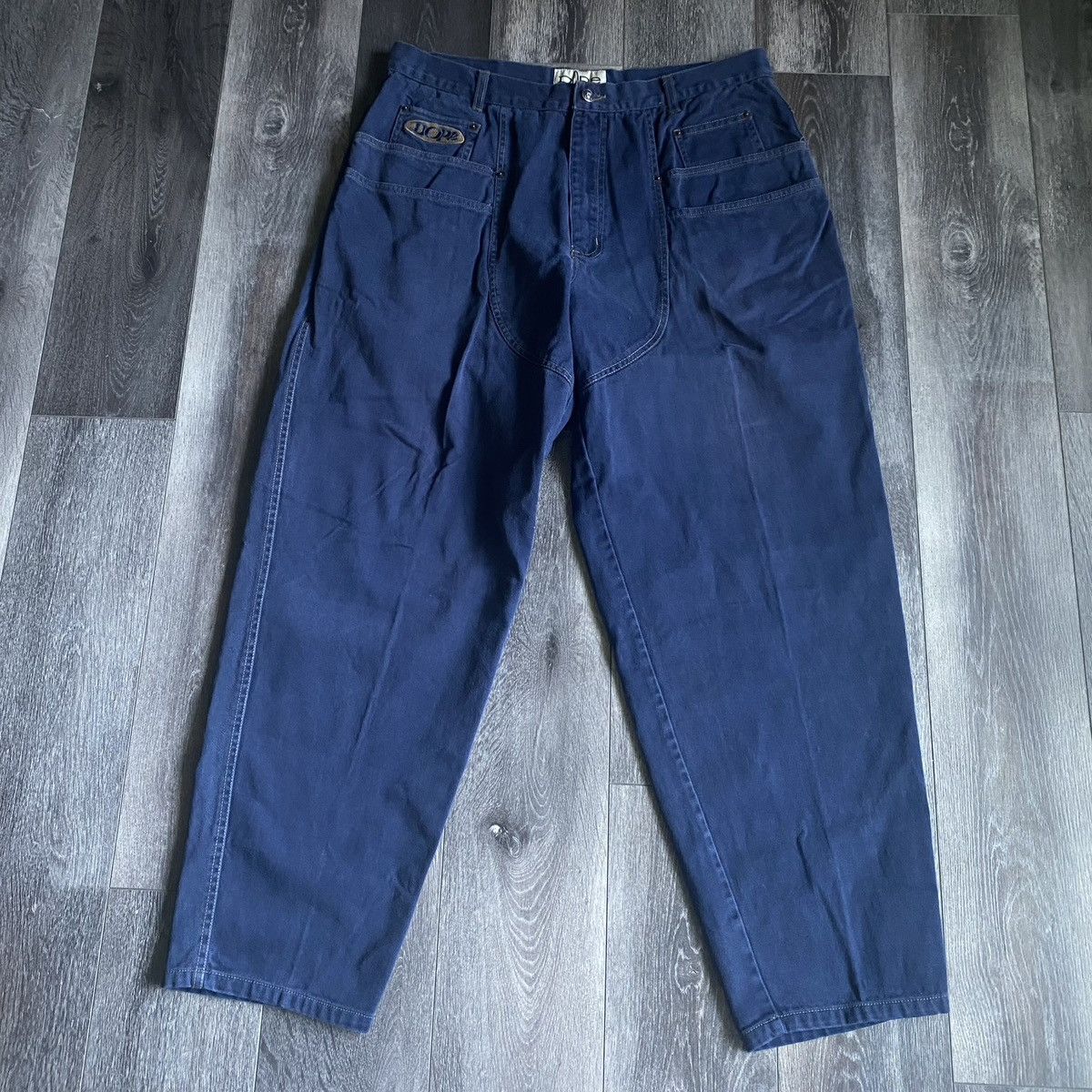 Vintage Vintage 1990s Dope Jeans Front Pocket Rap Denim Jeans 38x32 Size US 38 / EU 54 - 1 Thumbnail
