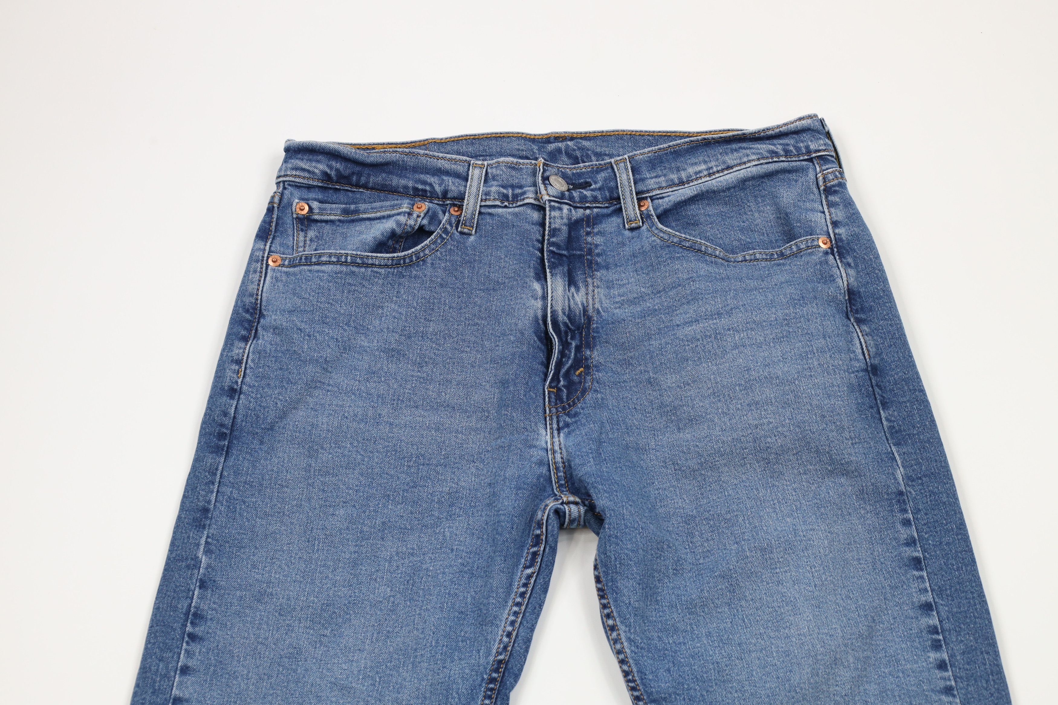 Levi's × Vintage Vintage Y2K Levis 505 Regular Straight Denim Jeans Stretch Size US 34 / EU 50 - 2 Thumbnail