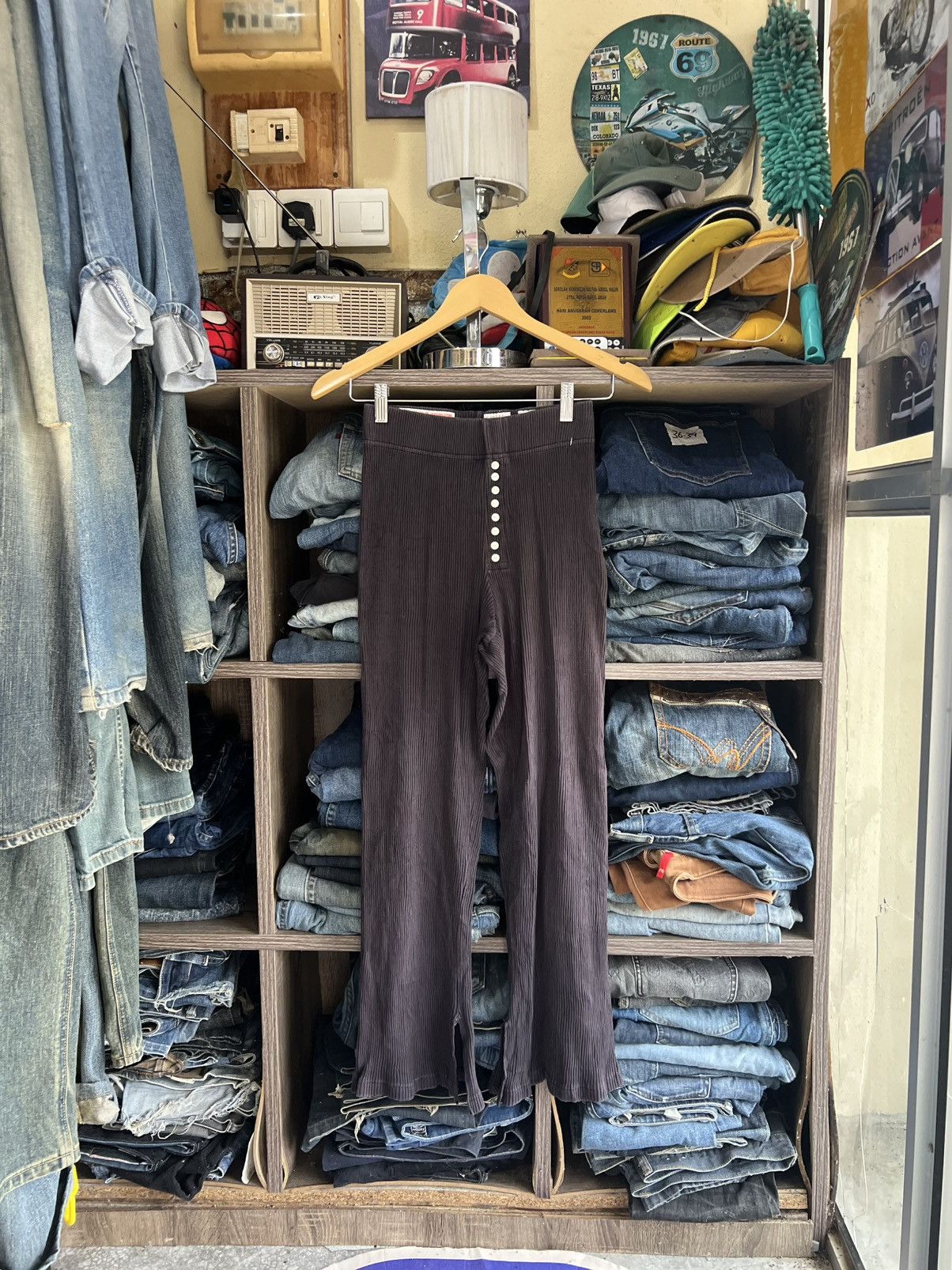 SHIPS 🔥Ships Young & Olsen Wide Leg Pant Size 24" / US 00 / IT 34 - 1 Thumbnail