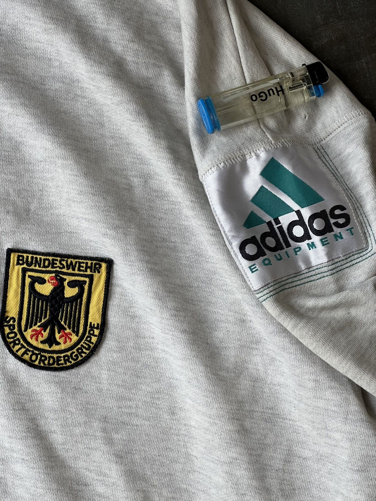 Adidas Adidas Deutschland Germany Pullover Hoodie Vintage Size US XL / EU 56 / 4 - 7 Thumbnail