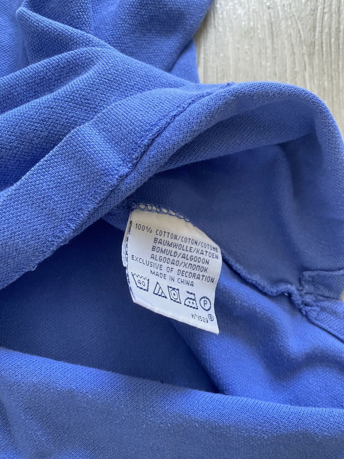 Polo Ralph Lauren Vintage Polo Ralph Lauren Blue Polo T-shirt Chief Keef S Size US S / EU 44-46 / 1 - 3 Thumbnail